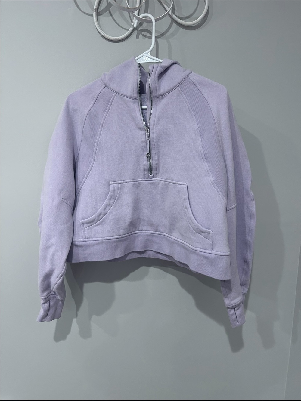 Lululemon Scuba in Lavender Half-Zip Hoodie - Women m/l